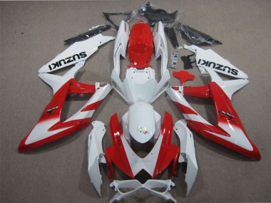 Descuento Carenados Moto Suzuki GSXR 600 2008-2010 - Blanco Rojo