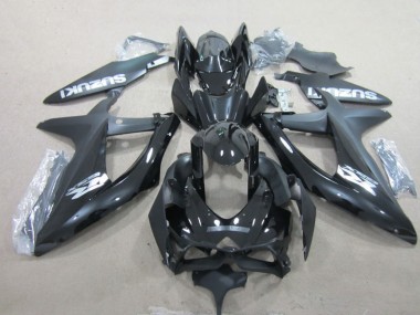 Descuento Carenados Moto Suzuki GSXR 600 2008-2010 - Negro Brillante Blanco