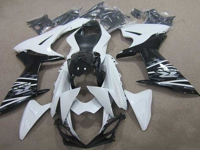 Descuento Carenado Moto Suzuki GSXR 750 2011-2024 - Blanco Negro