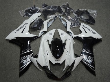 Descuento Carenados Moto Suzuki GSXR 750 2011-2024 - Blanco Negro