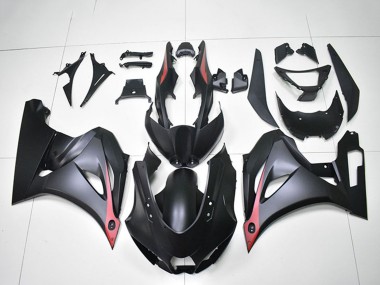 Descuento Carenados Moto Suzuki GSXR 1000 2017-2024 - Negro Mate Rojo