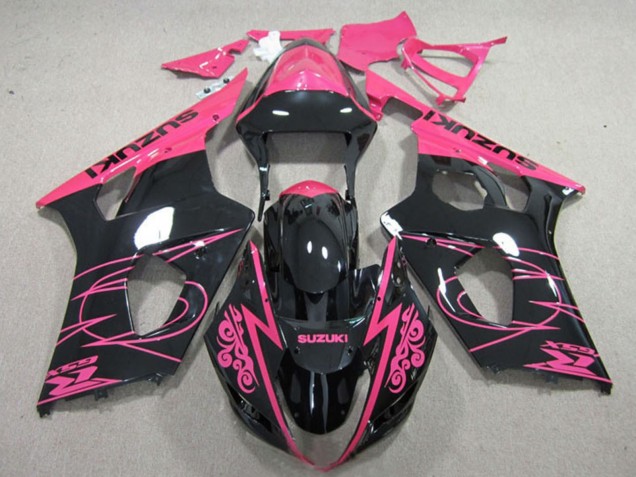 Descuento Carenados Moto Suzuki GSXR 1000 2003-2004 - Rosa Negro