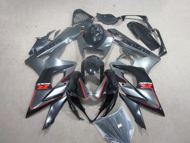 Descuento Kits Carenado Moto Suzuki GSXR 1000 2005-2006 - Negro Gris Rojo