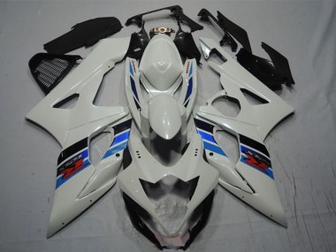 Descuento Carenado Moto Suzuki GSXR 1000 2005-2006 - Blanco Azul Negro Rojo