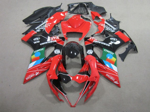 Descuento Carenados Moto Suzuki GSXR 1000 2005-2006 - Rojo Negro Azul Blanco Verde