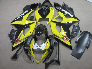 Descuento Carenados Moto Suzuki GSXR 1000 2005-2006 - Amarillo Negro Blanco Rojo