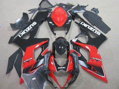 Descuento Carenados Moto Suzuki GSXR 1000 2005-2006 - Negro Rojo
