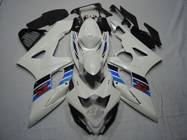 Descuento Kits Carenado Moto Suzuki GSXR 1000 2007-2008 - Blanco Azul Rojo