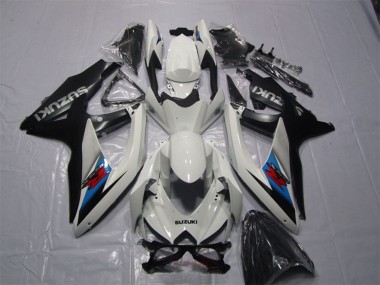 Descuento Kits Carenado Moto Suzuki GSXR 1000 2007-2008 - Blanco Azul Negro Rojo