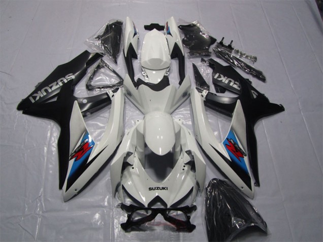 Descuento Kits Carenado Moto Suzuki GSXR 1000 2007-2008 - Blanco Azul Negro Rojo