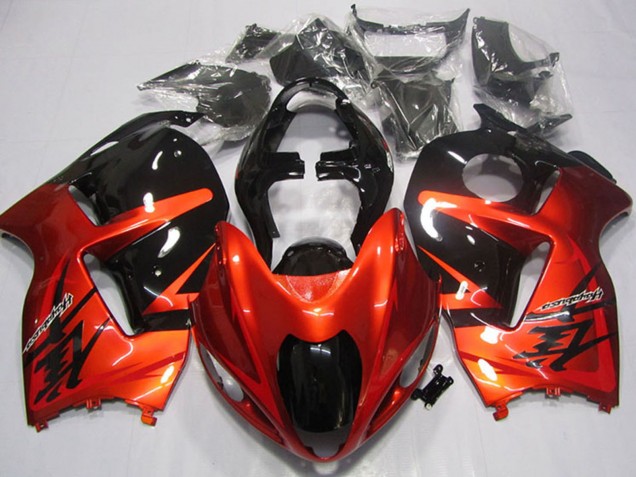 Descuento Carenados Moto Suzuki GSXR 1300 Hayabusa 1996-2007 - Naranja Negro