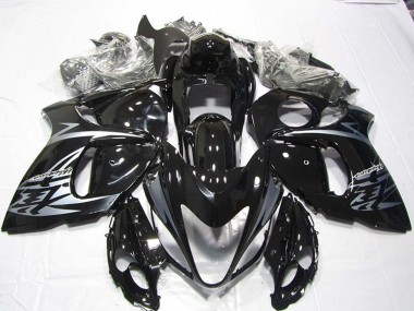 Descuento Carenados Moto Suzuki GSXR 1300 Hayabusa 2008-2020 - Negro Brillante Plata