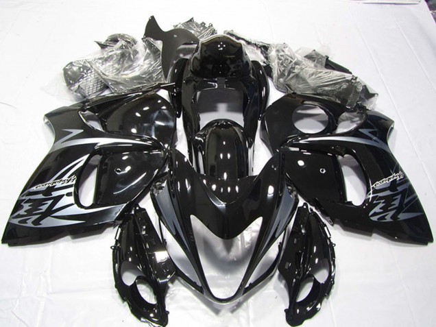 Descuento Carenados Moto Suzuki GSXR 1300 Hayabusa 2008-2020 - Negro Brillante Plata