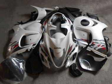 Descuento Carenado Moto Suzuki GSXR 1300 Hayabusa 2008-2020 - Blanco Negro
