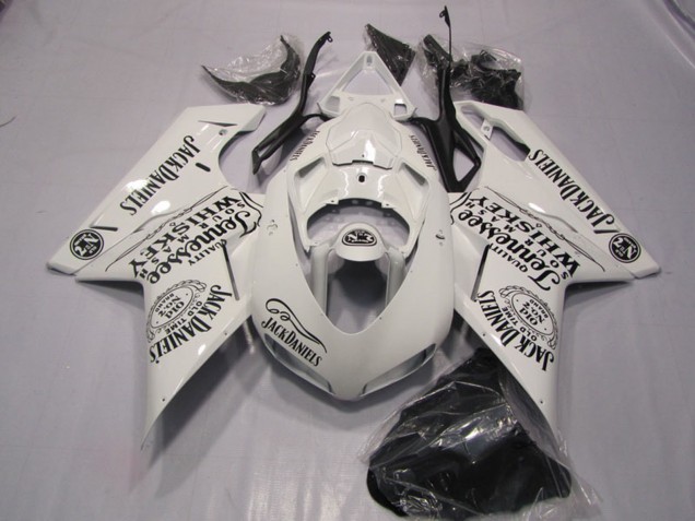 Descuento Carenados Moto Ducati 1098 2007-2014 - Blanco Jack Daniels