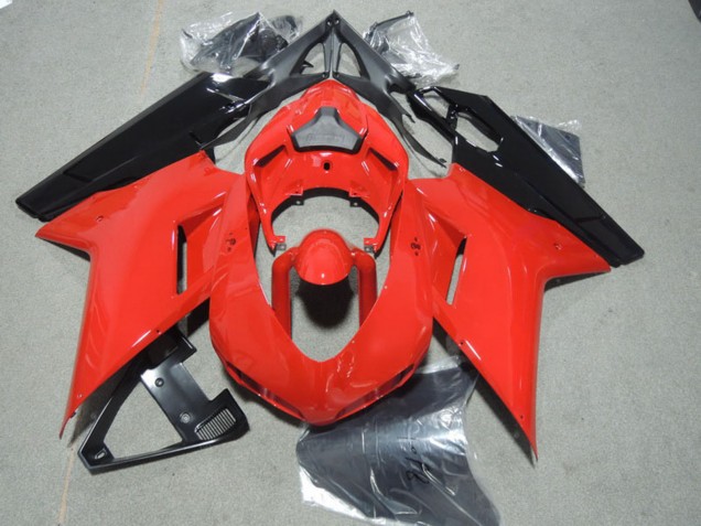 Descuento Carenados Moto Ducati 1098 2007-2014 - Rojo Negro