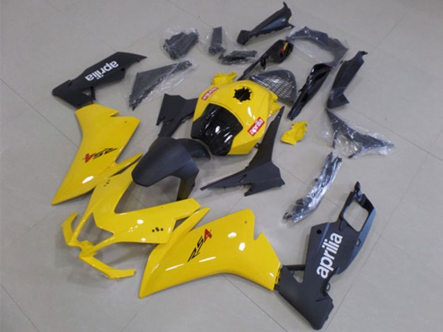 Descuento Carenado Moto Aprilia RS4 50 125 2012-2018 - Amarillo Negro Mate
