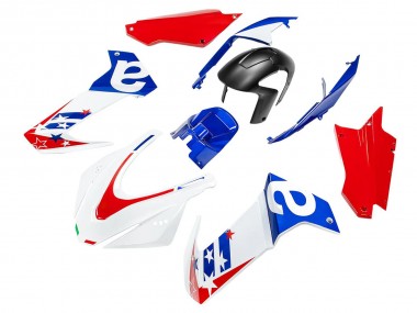Descuento Carenado Moto Aprilia RS660 2020-2024 - Blanco Azul Rojo