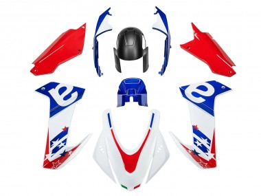 Descuento Carenado Moto Aprilia RS660 2020-2024 - Blanco Azul Rojo