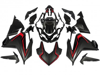 Descuento Carenado Moto Honda CBR500R 2022-2023 - Negro Mate Rojo