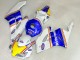 Descuento Carenados Moto Honda CBR1000RR 2004-2005 - Blanco Azul Amarillo Rothmans