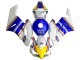 Descuento Carenados Moto Honda CBR1000RR 2004-2005 - Blanco Azul Amarillo Rothmans