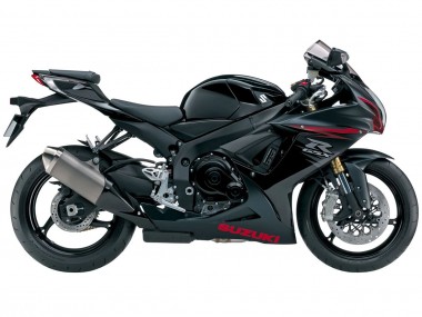 Descuento Carenados Moto Suzuki GSXR 600/750 2011-2024 - Negro Mate Rojo