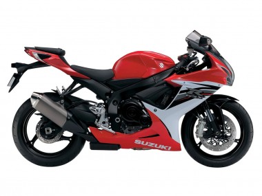 Descuento Carenados Moto Suzuki GSXR 600/750 2011-2024 - Rojo Blanco Negro