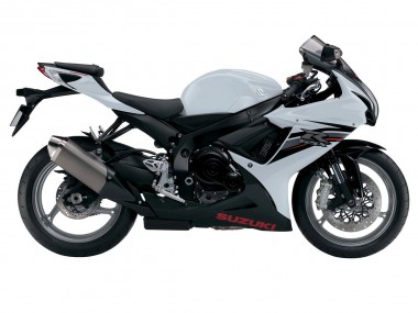 Descuento Carenados Moto Suzuki GSXR 600/750 2011-2024 - Blanco Negro