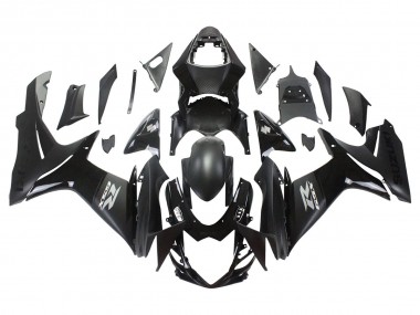 Descuento Carenados Moto Suzuki GSXR 600/750 2011-2024 - Negro Mate Negro Brillante