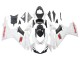 Descuento Carenados Moto Suzuki GSXR 600/750 2011-2024 - Blanco Negro Brillante Rojo Calcomanía