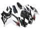 Descuento Carenados Moto Suzuki GSXR 600/750 2006-2007 - Negro Blanco FibraCarbono Estilo