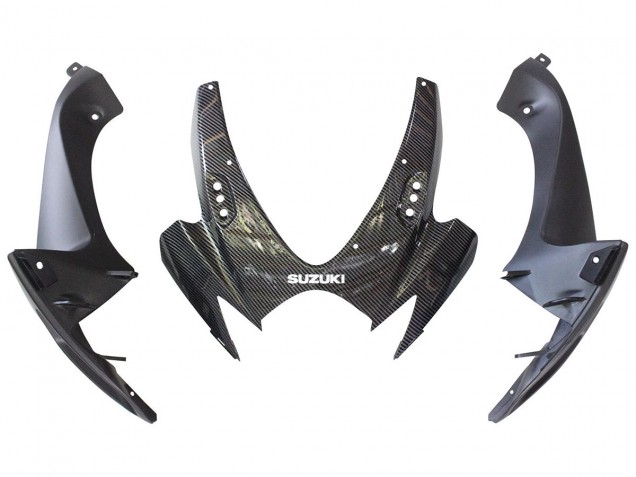 Descuento Carenados Moto Suzuki GSXR 600/750 2006-2007 - Negro Blanco FibraCarbono Estilo