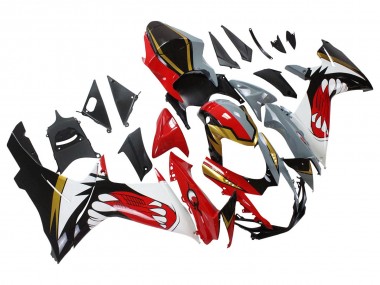 Descuento Carenados Moto Suzuki GSXR 600/750 2011-2024 - Rojo Oro Gris Negro Blanco Tiburón