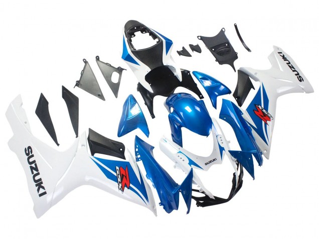 Descuento Carenados Moto Suzuki GSXR 600/750 2011-2024 - Azul Blanco