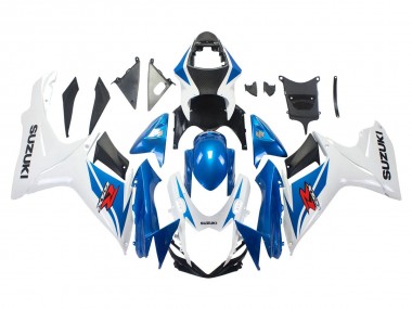 Descuento Carenados Moto Suzuki GSXR 600/750 2011-2024 - Azul Blanco