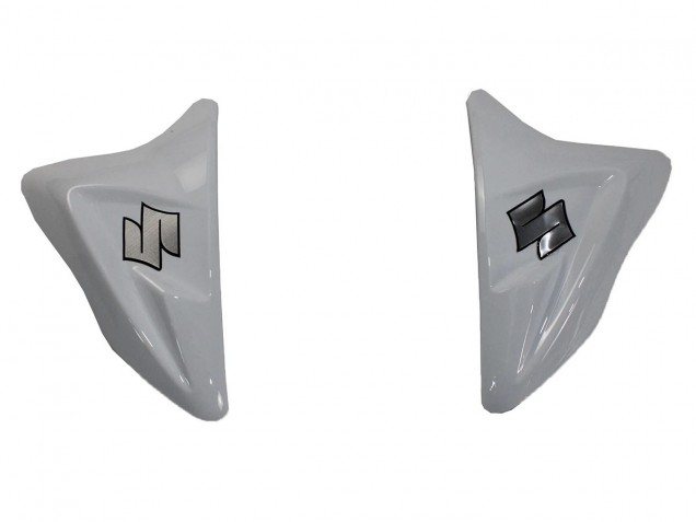 Descuento Carenados Moto Suzuki GSXR 600/750 2011-2024 - Blanco Negro Brillante