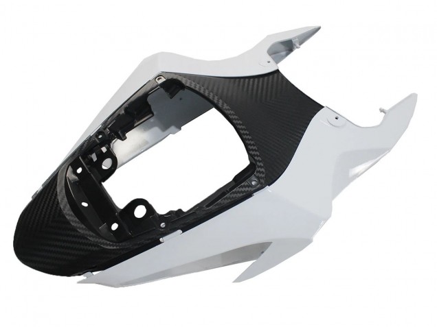 Descuento Carenados Moto Suzuki GSXR 600/750 2011-2024 - Blanco Negro Brillante