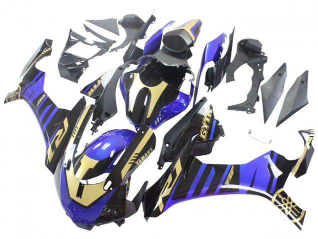 Descuento Carenados Moto Yamaha YZF R1 2015-2019 - Azul Oro Negro