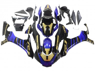 Descuento Carenados Moto Yamaha YZF R1 2015-2019 - Azul Oro Negro