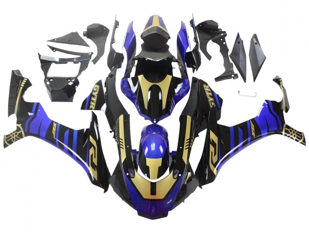 Descuento Carenados Moto Yamaha YZF R1 2015-2019 - Azul Oro Negro