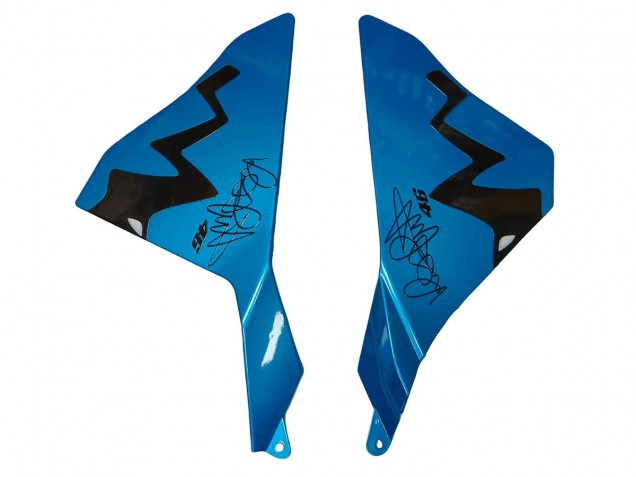 Descuento Carenados Moto Yamaha YZF R1 2015-2019 - Azul Verde Negro Tiburón