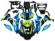 Descuento Carenados Moto Yamaha YZF R1 2015-2019 - Azul Verde Negro Tiburón