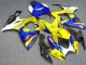Descuento Carenados Moto Suzuki GSXR 600/750 2006-2007 - Blanco Azul Amarillo Corona Alstare