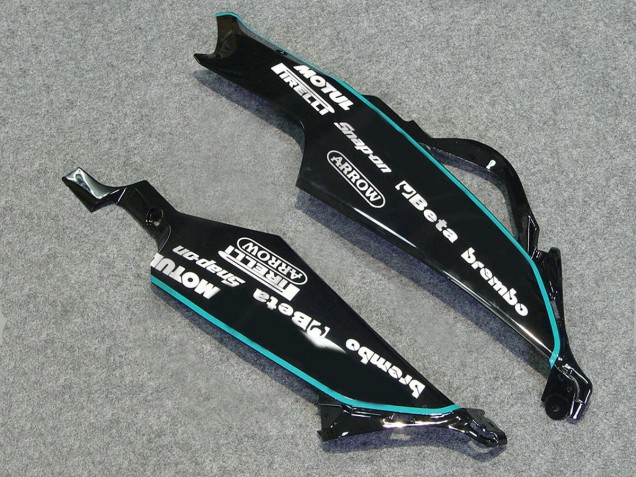 Descuento Carenados Moto Suzuki GSXR 600/750 2006-2007 - Blanco Azul Amarillo Corona Alstare