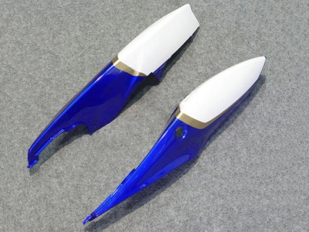 Descuento Carenados Moto Suzuki GSXR 600/750 2006-2007 - Blanco Azul Amarillo Corona Alstare