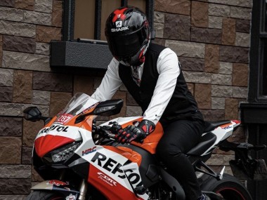 Descuento Carenados Moto Honda CBR1000RR 2017-2023 - Naranja Blanco Rojo Negro Brillante Repsol Rojo Bull