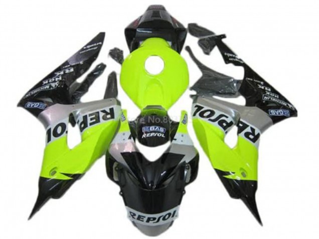 Descuento Carenados Moto Honda CBR1000RR 2006-2007 - Verde Plata Negro Brillante Repsol