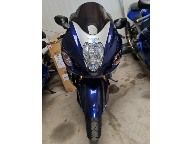 Descuento Carenados Moto Suzuki GSXR 1300 Hayabusa 1996-2007 - Azul Blanco