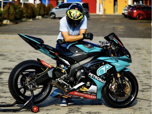 Descuento Carenados Moto Yamaha YZF R6 2008-2016 - Verde Claro Blanco Negro Petronas